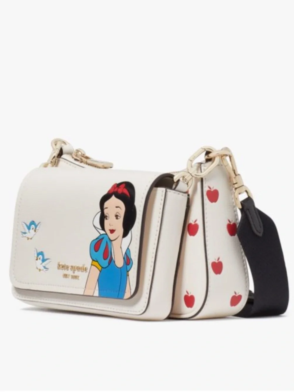NWT-Disney x Kate Spade New York-Snow White 🍎 Double Up Crossbody Bag-$328